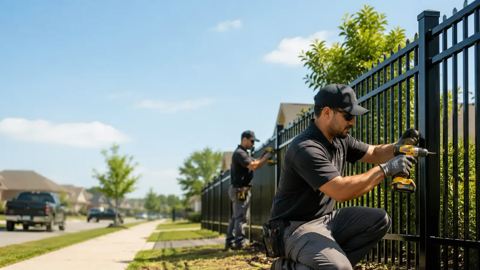 Metal Fence Installation in Union, MI